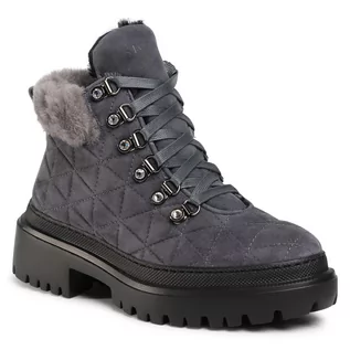 Botki damskie - Trapery STOKTON - BLK17-FW20 Cipro Fumo/Merinos Grigio - grafika 1