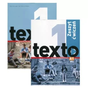 Texto 1. Podręcznik i zeszyt ćwiczeń do języka francuskiego dla szkół ponadpodstawowych - Książki do nauki języka francuskiego Texto 1. Podręcznik i zeszyt ćwiczeń do języka francuskiego dla szkół ponadpodstawowych - Książki do nauki języka francuskiego - miniaturka - grafika 1