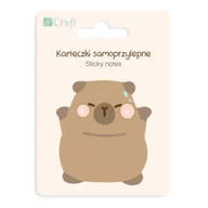 Etykiety samoprzylepne i bloki etykiet - Karteczki samoprzylepne Kapibara Happy 6,2x6 cm 30k. - miniaturka - grafika 1