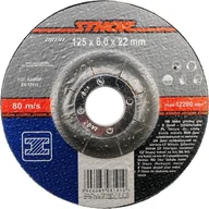 Materiały ścierne - Sthor Tarcza do szlifowania metalu 125 x 6,0 x 22 mm 08191 - miniaturka - grafika 1