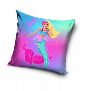 POSZEWKA na poduszkę BARBIE 40x40 cm SYRENKA - Poszewki na poduszki - miniaturka - grafika 1