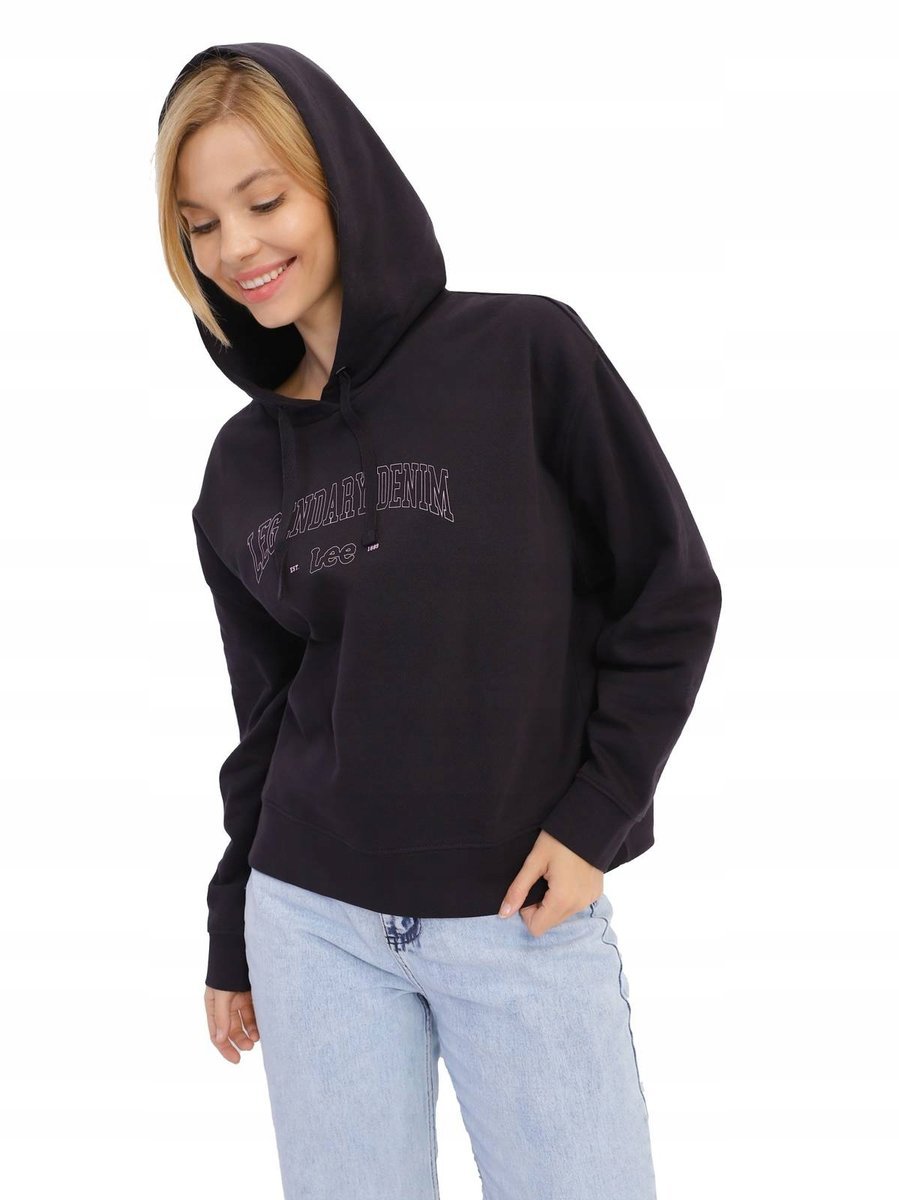 LEE LEGENDARY HOODIE BLACK L53NEJ01 M