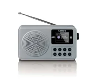 Radia - Lenco PDR-034GY Radio FM DAB+ Bluetooth Szary - miniaturka - grafika 1