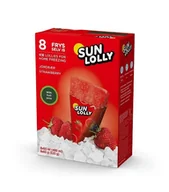 Desery dla dzieci - Sunquick Lody wodne Sun Lolly truskawkowe lizaki lodowe 8 x 60 ml - miniaturka - grafika 1