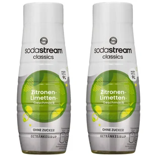 2x SYROP SODASTREAM CYTRYNA LIMONKA ZERO BEZ CUKRU KONCENTRAT DO WODY - Syropy i koncentraty owocowe - miniaturka - grafika 1