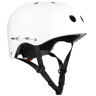 Nils EXTREME MTV12 BIAŁY MATOWY ROZM. S (53-55 cm) KASK EXTREME - Kaski rowerowe - miniaturka - grafika 1