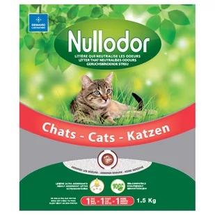 Nullodor żwirek silikatowy dla kotów - 1,5 kg (3 l) - Żwirek dla kotów - miniaturka - grafika 1