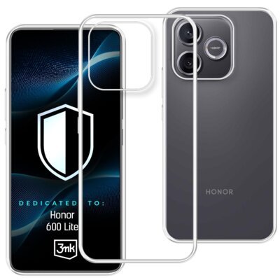 Etui 3MK Hardy Vision Case do Honor 600 Lite Przezroczysty