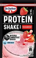 Zdrowa żywność - Dr. Oetker Protein Shake Mieszanka w proszku smak truskawkowy 18 g - miniaturka - grafika 1