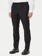 Spodnie męskie - Guess Spodnie materiałowe M4YB01 WG9Z2 Czarny Regular Fit - miniaturka - grafika 1