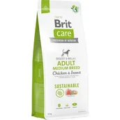 Sucha karma dla psów - Brit Care Sustainable Adult Med Chicken Insect 12kg - miniaturka - grafika 1