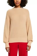 Swetry damskie - ESPRIT Sweter damski, 295/kremowy beżowy, XL - miniaturka - grafika 1