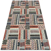 Dywany - Modny uniwersalny dywan winylowy Indiańskie wzory 150x225 cm - miniaturka - grafika 1