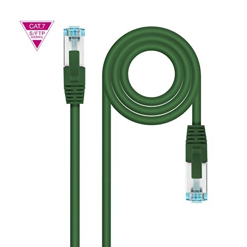 Monkey Ladder kabel sieciowy Cat.7 600MHZ LSZH SFTP PIMF AWG26, zielony, 25 centymetrów