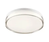 Lampy sufitowe - Redo 01-3732 - LED Plafon FRISBI LED/18W/230V 3000/4000K IP44 biały - miniaturka - grafika 1