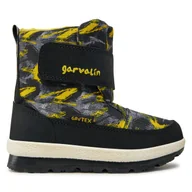 Buty dla chłopców - Śniegowce Garvalin 231859 S Czarny - miniaturka - grafika 1