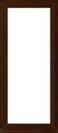 Okna - Lupol 3-szybowe balkonowe lakier kolor orzech OB4 90 RU 865x2095 mm - miniaturka - grafika 1