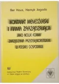 Zarządzanie - Kontrakt menedżerski i firma zarządzająca - miniaturka - grafika 1