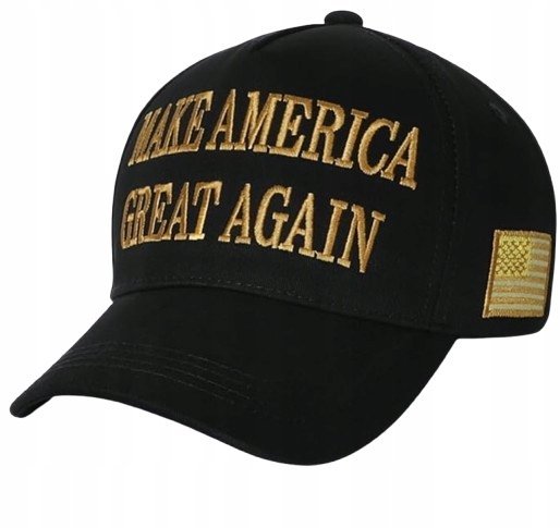 Czapka z daszkiem Make America Great Again Donald Trump Czarna