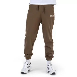 Spodnie Alpha Industries Organics EMB Regular Jogger 106364629 - zielone - Spodnie sportowe męskie - miniaturka - grafika 1