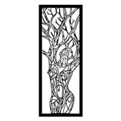 Naklejki na ścianę - Metalowa dekoracja ścienna 20x51 cm – Wallity - miniaturka - grafika 1