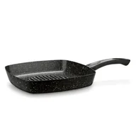 Patelnie - PATELNIA GRILLOWA MARMURKOWA NON-STICK TADAR MARMARA 26 CM - miniaturka - grafika 1
