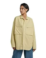 Kurtki damskie - G-STAR RAW Damska kurtka Chest Pocket Shirt Ls Wmn Jacket, Zielony (Leek Green D22913-d187-d613), L - miniaturka - grafika 1