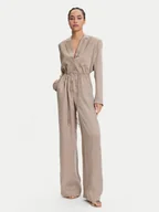 Kombinezony - Guess Kombinezon W5YD14 WH5N2 Beżowy Regular Fit - miniaturka - grafika 1