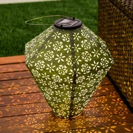 Lampy ogrodowe - Pauleen Sunshine Flower solarna lampa LED zielona - miniaturka - grafika 1