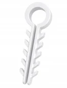 Pozostałe akcesoria sieciowe - Uchwyt do Kabli Przewodów Okrągłych Szybkiego Montażu Zestaw 100 sztuk - miniaturka - grafika 1