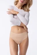 Majtki damskie - Stringi damskie koronkowe z wysokim stanem Bellie Maxi - miniaturka - grafika 1