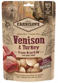 Przysmaki dla psów - CARNILOVE Raw Freeze-dried snacks Venison and Turkey 60g - miniaturka - grafika 1