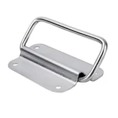 Zawiasy, okucia i inne akcesoria - Składane uchwyty ze stali nierdzewnej, uchwyty do skrzynek narzędziowych, metalowe klamki do drzwi, odpowiednie do skrzynek narzędziowych, drzwi szaf - miniaturka - grafika 1