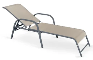 Elior Nowoczesny leżak ogrodowy G1-A67 - Leżaki ogrodowe - miniaturka - grafika 1