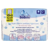 Higiena osób starszych i niepełnosprawnych - BOBINI BABY Super chłonne podkłady higieniczne 10+2 szt - miniaturka - grafika 1