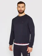Bluzy męskie - Tommy Hilfiger Bluza Track Top UM0UM01928 Granatowy Regular Fit - miniaturka - grafika 1