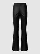 Spodnie damskie - Spodnie z imitacji skóry model ‘MOLLA’ - miniaturka - grafika 1