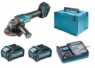 Makita 125MM 40V XGT 2*4.0AH MAKPAC - Szlifierki i polerki - miniaturka - grafika 1