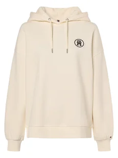 Tommy Hilfiger Damska bluza z kapturem Kobiety biały jednolity, S - Bluzy damskie - miniaturka - grafika 1