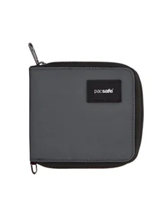 Portfel męski mały RFID Pacsafe - ciemnoszary - Portfele - miniaturka - grafika 1
