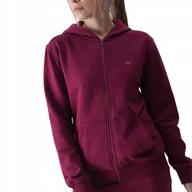 Bluzy damskie - Bluza damska 4F F1467 fioletowa 4FWMM00TSWSF1467 51S XL - miniaturka - grafika 1