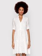Sukienki - Yas Sukienka codzienna Holi 26027163 Biały Relaxed Fit - miniaturka - grafika 1