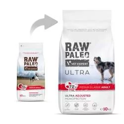 Vetexpert Raw Paleo Ultra Beef Adult Medium/ Large 10kg - Sucha karma dla psów - miniaturka - grafika 2