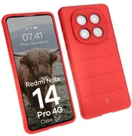 Etui i futerały do telefonów - Bizon Pancerne etui Case Tur do Xiaomi Redmi Note 14 Pro 4G, czerwone - miniaturka - grafika 1