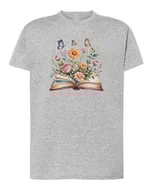 Koszulki i topy damskie - Koszulka Dzień Nauczyciela Nauczycielka Polskiego Prezent Szara XL - miniaturka - grafika 1