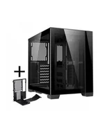Obudowy komputerowe - Obudowa Lian Li O11D MINI-X ATX Midi Tower bez zasilacza z oknem czarna + Mini Riser Card - miniaturka - grafika 1