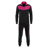 Zestawy męskiej odzieży sportowej - Givova, strój Visa Fluo, czarny/Fuxia, 2XS - miniaturka - grafika 1