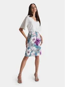 Sukienki - Swing Sukienka koktajlowa 5AG09300 Kolorowy Slim Fit - miniaturka - grafika 1