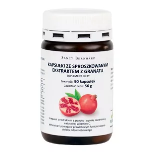Sanct Bernhard sanct Bernhard granat 500 MG-90 kapsułki, 1er Pack (1 X 56 G) 5118 - Suplementy naturalne - miniaturka - grafika 1