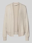 Swetry damskie - Kurtka z dzianiny o kroju regular fit z mieszanki modalu - miniaturka - grafika 1